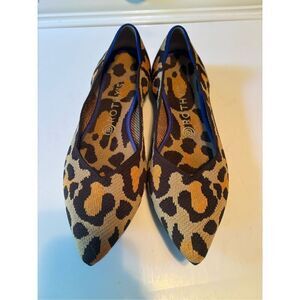 Rothy's Brown and Black Animal Print Flats